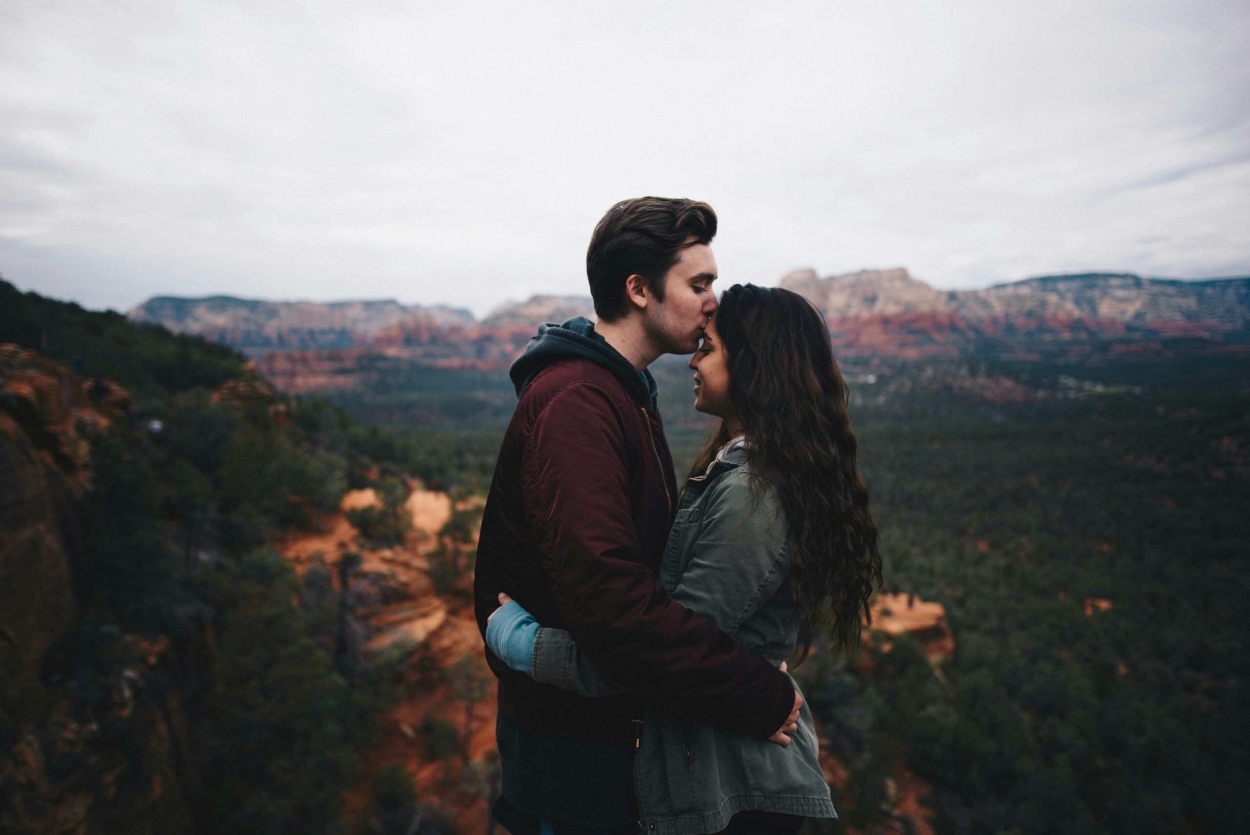 Couple hug
