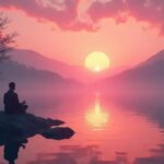 Guided visualization meditation for personal growth and inner peace